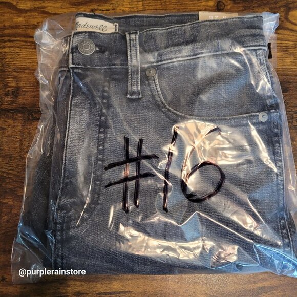 Madewell Jeans 28 Skinny Crop 10" High Rise Tummy Control Oakwood Wash MC519 NWT - Picture 15 of 15